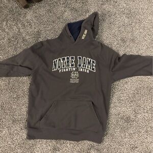 Notre Dame Hoodie in Gray